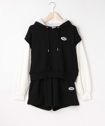LOVETOXIC（ラブトキシック）の「【FILA】スウェットSETUP（パーカー・キッズ）」