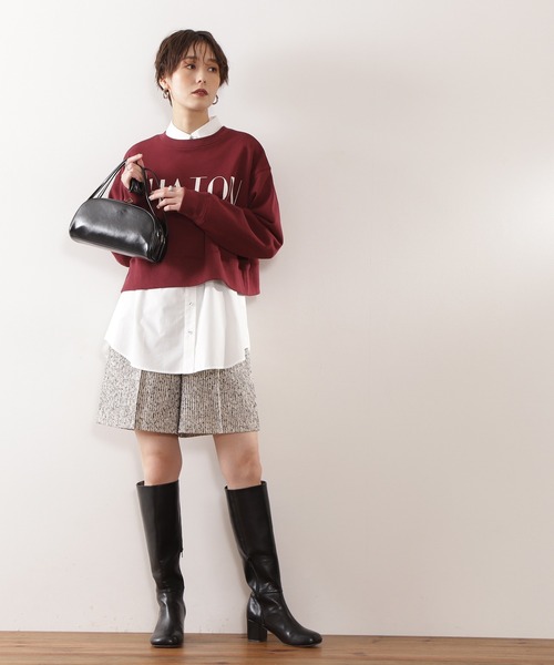 N.（N. Natural Beauty Basic）（エヌエヌナチュラルビューティーベーシック）の「【横田ひかるさん着用】◆ビッグカラーロングカフスシャツ（シャツ/ブラウス・レディース・オフホワイト/ブルー・MEDIUM）」の11枚目の写真