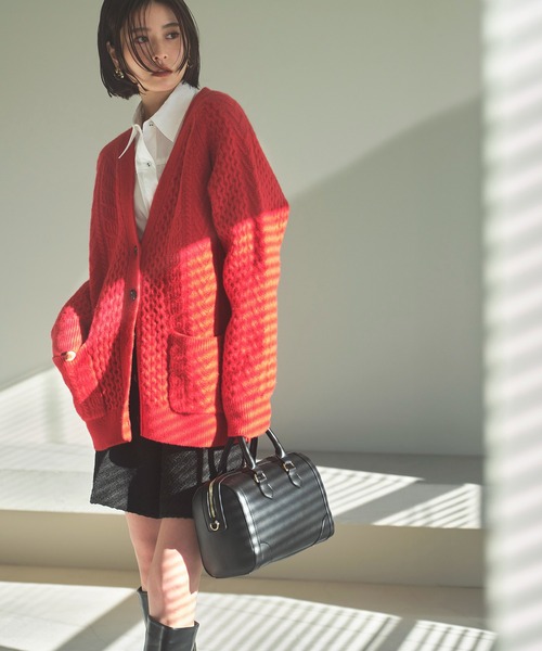 N.（N. Natural Beauty Basic）（エヌエヌナチュラルビューティーベーシック）の「【横田ひかるさん着用】◆ビッグカラーロングカフスシャツ（シャツ/ブラウス・レディース・オフホワイト/ブルー・MEDIUM）」の16枚目の写真