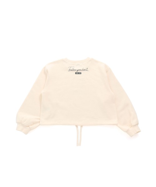 JENNI love（ジェニィラブ）の「裾しぼりトレーナー（スウェット・キッズ・ブラック/オフホワイト/グリーン・130cm/140cm/150cm/160cm）」の10枚目の写真