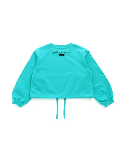 JENNI love（ジェニィラブ）の「裾しぼりトレーナー（スウェット・キッズ・ブラック/オフホワイト/グリーン・130cm/140cm/150cm/160cm）」の14枚目の写真