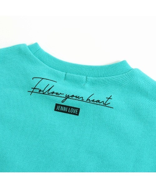 JENNI love（ジェニィラブ）の「裾しぼりトレーナー（スウェット・キッズ・ブラック/オフホワイト/グリーン・130cm/140cm/150cm/160cm）」の20枚目の写真