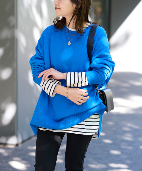 JOURNAL STANDARD（ジャーナルスタンダード）の「ドルマンラウンドヘムプルオーバー（Tシャツ/カットソー・レディース・ホワイト/ホワイト×ホワイト・FREE）」の10枚目の写真