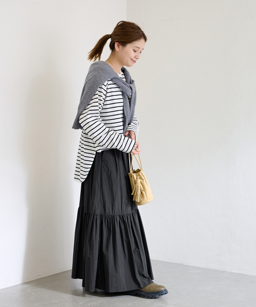 JOURNAL STANDARD（ジャーナルスタンダード）の「ドルマンラウンドヘムプルオーバー（Tシャツ/カットソー・レディース・ホワイト/ホワイト×ホワイト・FREE）」の16枚目の写真