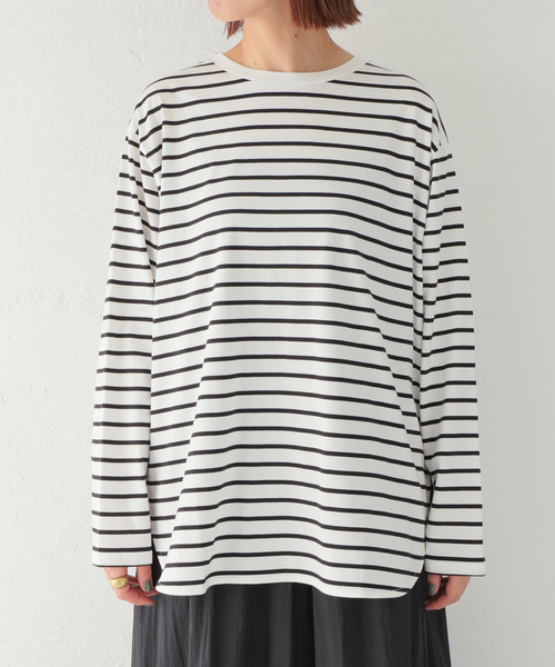 JOURNAL STANDARD（ジャーナルスタンダード）の「ドルマンラウンドヘムプルオーバー（Tシャツ/カットソー・レディース・ホワイト/ホワイト×ホワイト・FREE）」の20枚目の写真