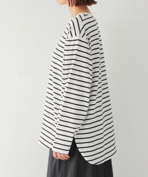 JOURNAL STANDARD（ジャーナルスタンダード）の「ドルマンラウンドヘムプルオーバー（Tシャツ/カットソー・レディース・ホワイト/ホワイト×ホワイト・FREE）」の21枚目の写真