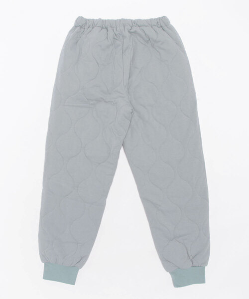 KID BLUE（キッドブルー）の「キッドブルー -ボア＆キルト -フルレングスボトムス -KRTP549 -kidblue（その他パンツ・レディース・アイボリー/サックスブルー・M）」の3枚目の写真