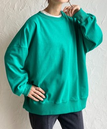 She's Closet（シーズクローゼット）の「裏毛ビッグシルエット長袖カラースウェットトレーナー（スウェット）」