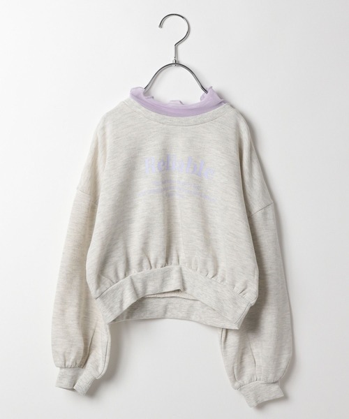 GLOBAL WORK（グローバルワーク）の「マルチファンクション／シアーネックスウェット/165222（スウェット・キッズ・ホワイト/グレー/ブラック・150cm/130cm/160cm/110cm/120cm/100cm/140cm）」の6枚目の写真