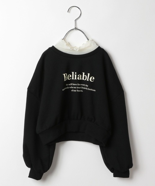 GLOBAL WORK（グローバルワーク）の「マルチファンクション／シアーネックスウェット/165222（スウェット・キッズ・ホワイト/グレー/ブラック・150cm/130cm/160cm/110cm/120cm/100cm/140cm）」の8枚目の写真