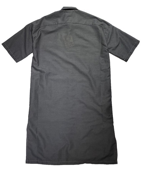 UNIVERSAL OVERALL(ユニバーサルオーバーオール)の「オープンカラーシャツワンピース【OPEN COLLAR SHIRT OP】(シャツワンピース・レディース・グレー/カーキ/ベージュ・FREE)」の7枚目の写真