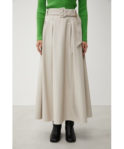 AZUL by moussy（アズールバイマウジー）の「FAUX LEATHER HIGH WAIST SKIRT/フェイクレザーハイウエストスカート（スカート・レディース・アイボリー/ブラック/ダークブルー・SMALL/MEDIUM）」の8枚目の写真