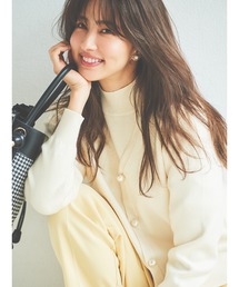 Te chichi | 【美人見えニット】フロントパールVネックカーディガン(カーディガン/ボレロ)