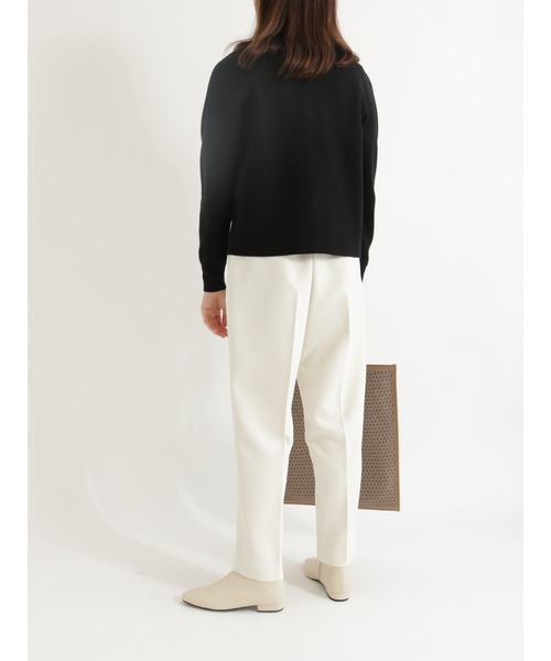 Te chichi（テチチ）の「フロントパールVネックカーディガン（カーディガン/ボレロ・レディース・ブラック/オフホワイト/グレー/ブルー・ﾌﾘ-）」の14枚目の写真