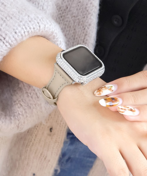 Urban Coral(アーバンコーラル)の「Apple Watch Case / アップルウォッチ ケース 強化ガラスジルコニア / Urban Coral(デジタル腕時計・レディース・ピンク/ピンクゴールド/シルバー/ブラック/クリア・44mm/40mm/41mm/45mm)」の4枚目の写真