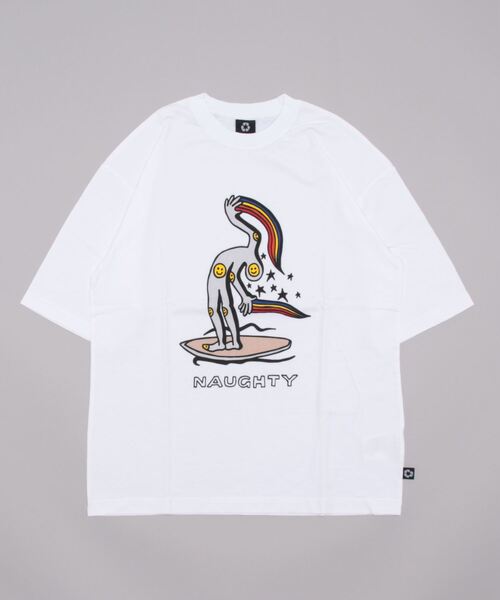 Afends(アフェンズ)の「DESIGN TEE/AFENDS(アフェンズ)半袖Tシャツ(Tシャツ/カットソー・メンズ・ホワイト/チャコールグレー・SMALL/LARGE/MEDIUM/X-LARGE)」の1枚目の写真