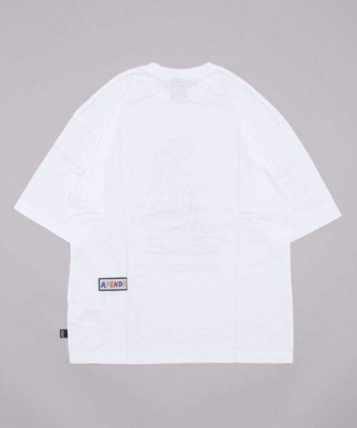 Afends(アフェンズ)の「DESIGN TEE/AFENDS(アフェンズ)半袖Tシャツ(Tシャツ/カットソー・メンズ・ホワイト/チャコールグレー・SMALL/LARGE/MEDIUM/X-LARGE)」の3枚目の写真