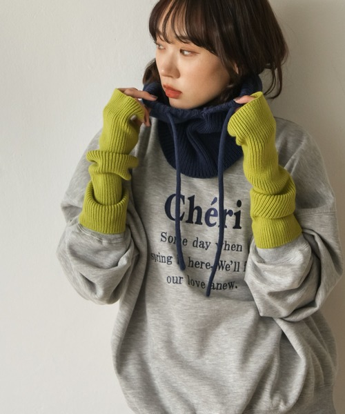 Chillfar（チルファー）の「ニットバラクラバ（ニットキャップ/ビーニー・レディース・ブラック/ブルー/グリーン/アイボリー・FREE）」の21枚目の写真