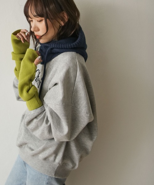 Chillfar（チルファー）の「ニットバラクラバ（ニットキャップ/ビーニー・レディース・ブラック/ブルー/グリーン/アイボリー・FREE）」の22枚目の写真