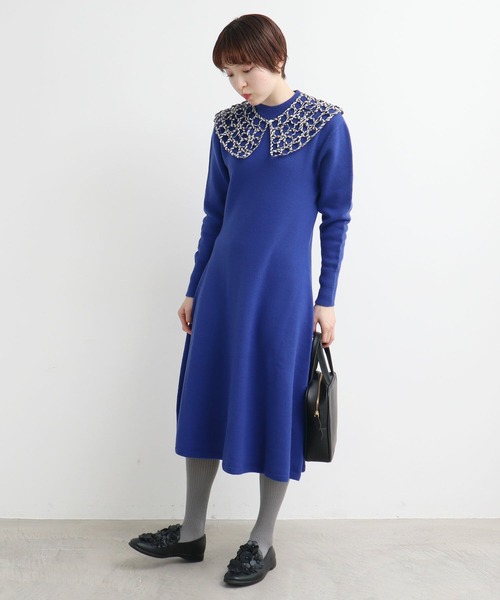 AMBIDEX(アンビデックス)の「WGハイネックフレアーワンピース(ワンピース・レディース・ブラック/ブルー/レッド・FREE)」の13枚目の写真