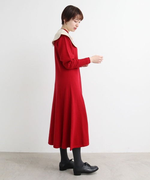 AMBIDEX(アンビデックス)の「WGハイネックフレアーワンピース(ワンピース・レディース・ブラック/ブルー/レッド・FREE)」の21枚目の写真