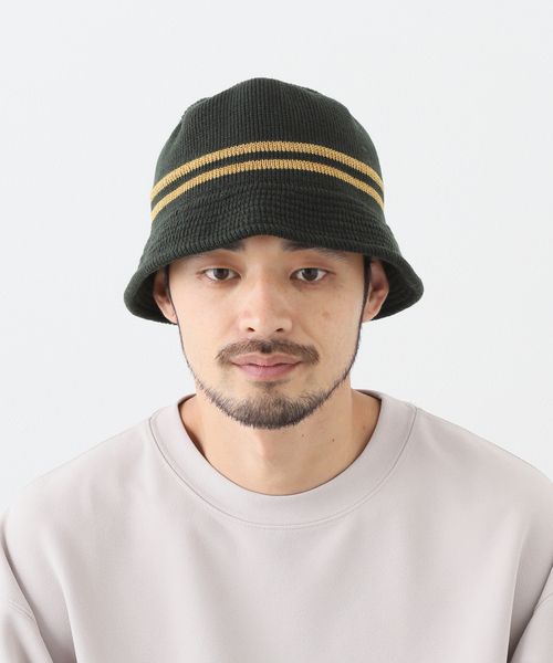 INFIELDER DESIGN（インフィールダーデザイン）の「【INFIELDER DESIGN / インフィールダーデザイン】CRUSHER HAT（ハット・メンズ・グリーン/ブラウン・FREE）」の9枚目の写真