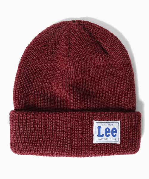 Lee(リー)の「Lee/リー LE WATCH CAP ACRYLIC ビーニー(ニットキャップ/ビーニー・メンズ・ネイビー/ピンク/ホワイト/オレンジ/グレー/ブラック/グリーン/イエロー/ワインレッド・57~59cm)」の8枚目の写真