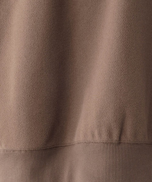 GLOBAL WORK（グローバルワーク）の「ウーリーテック/ハーフジップ/278054（その他トップス・メンズ・ライトベージュ/ブラウン・LARGE/MEDIUM/SMALL）」の4枚目の写真