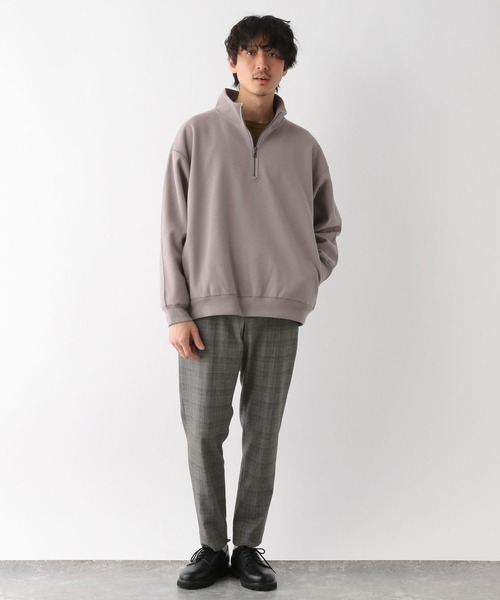 GLOBAL WORK（グローバルワーク）の「ウーリーテック/ハーフジップ/278054（その他トップス・メンズ・ライトベージュ/ブラウン・LARGE/MEDIUM/SMALL）」の14枚目の写真