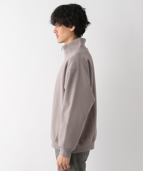 GLOBAL WORK（グローバルワーク）の「ウーリーテック/ハーフジップ/278054（その他トップス・メンズ・ライトベージュ/ブラウン・LARGE/MEDIUM/SMALL）」の3枚目の写真