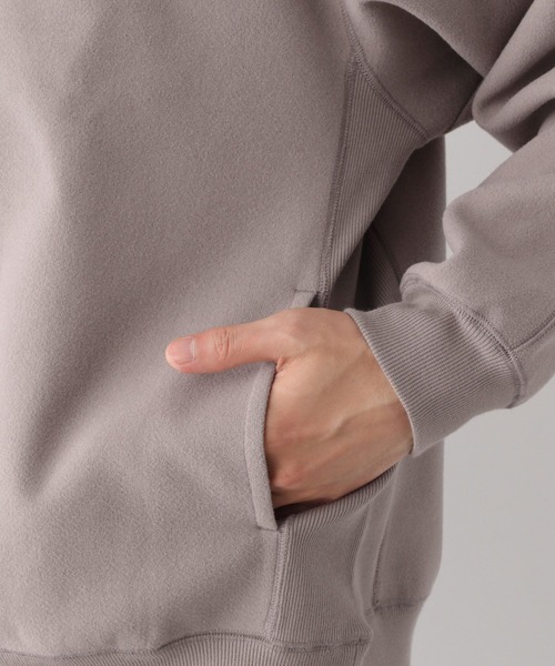 GLOBAL WORK（グローバルワーク）の「ウーリーテック/ハーフジップ/278054（その他トップス・メンズ・ライトベージュ/ブラウン・LARGE/MEDIUM/SMALL）」の6枚目の写真