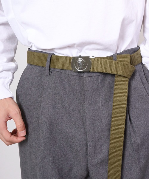 CONVERSE(コンバース)の「CONVERSE カラーバックル ガチャベルト(ベルト・メンズ・レッド/カーキ/イエロー/ブラック/ネイビー/ホワイト・FREE)」の9枚目の写真