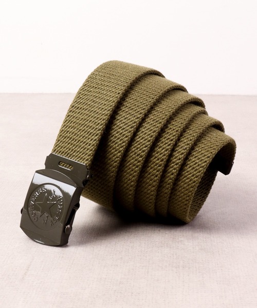 CONVERSE(コンバース)の「CONVERSE カラーバックル ガチャベルト(ベルト・メンズ・レッド/カーキ/イエロー/ブラック/ネイビー/ホワイト・FREE)」の18枚目の写真