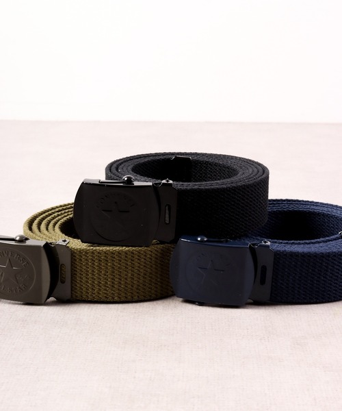 CONVERSE(コンバース)の「CONVERSE カラーバックル ガチャベルト(ベルト・メンズ・レッド/カーキ/イエロー/ブラック/ネイビー/ホワイト・FREE)」の14枚目の写真