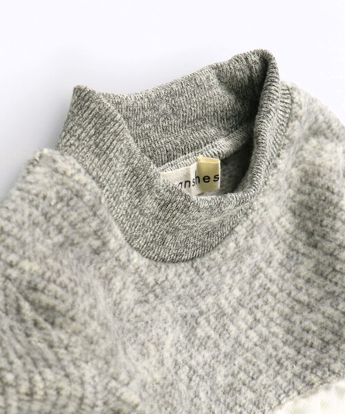 BRANSHES（ブランシェス）の「ティアード裏起毛トレーナー（スウェット・キッズ・杢グレー/ライトグリーン・140/130/120/150/90/110/100）」の13枚目の写真