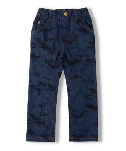 Daddy Oh Daddy（ダディーオーダディー）の「無地・迷彩柄デニムニット長パンツ（デニムパンツ・キッズ・その他1/その他3・120/130/100/110/140）」の2枚目の写真