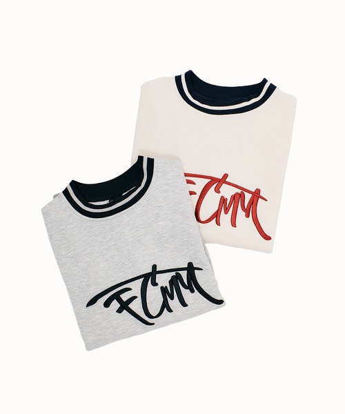 FCMM（エフシーエムエム）の「【日本限定アイテム】SKETCH LOGO LINED CREWNECK/スケッチロゴラインクルーネック（スウェット・メンズ・アイボリー/グレー・LARGE/MEDIUM）」の14枚目の写真