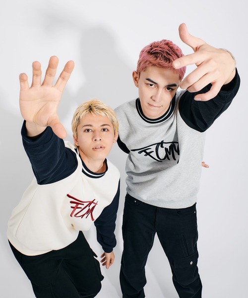 FCMM（エフシーエムエム）の「【日本限定アイテム】SKETCH LOGO LINED CREWNECK/スケッチロゴラインクルーネック（スウェット・メンズ・アイボリー/グレー・LARGE/MEDIUM）」の12枚目の写真