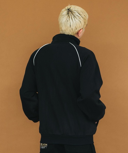 トップス epine piping volume logo sweat XLARGE（エクストララージ）の「EMBROIDERED LOGO PIPING ZIP UP