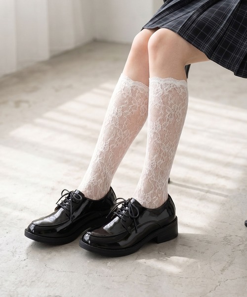 AAA+Feminine(サンエープラスフェミニン)の「AAA+Feminine 超軽量 Uチップレースアップマニッシュシューズ(ドレスシューズ・レディース・ダークブラウン/ブラック系その他/ブラック・36/38/39/40/41/42/43/35/44/37)」の1枚目の写真