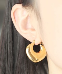 【8種展開】金属アレルギー対応大ぶりステンレスフープピアス