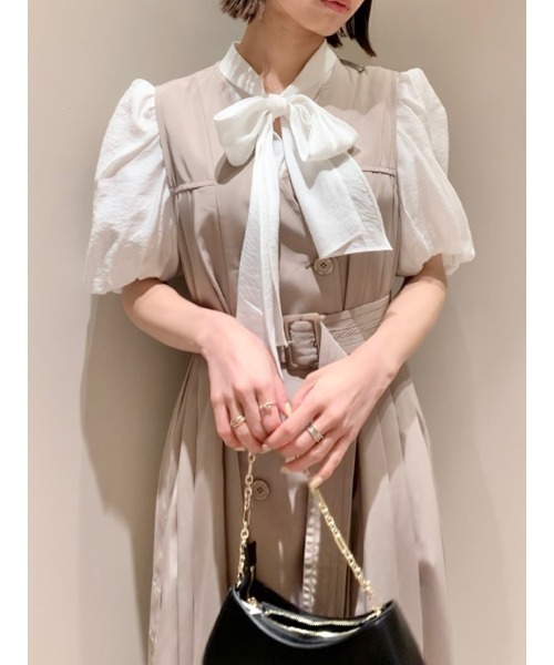 SNIDEL フリル付きパフスリーブブラウス 楽天市場】SALE40%OFF スナイデル SNIDEL デザインパフスリーブ