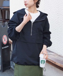 ナイロンアノラックパーカー