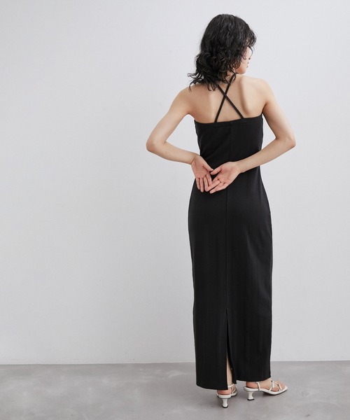 MILLER(ミラー)の「【Miller for ADAM ET ROPE'】Cup付 Camisole One-piece(ワンピース・レディース・ブラック/ベージュ/パープル系その他・FREE)」の10枚目の写真