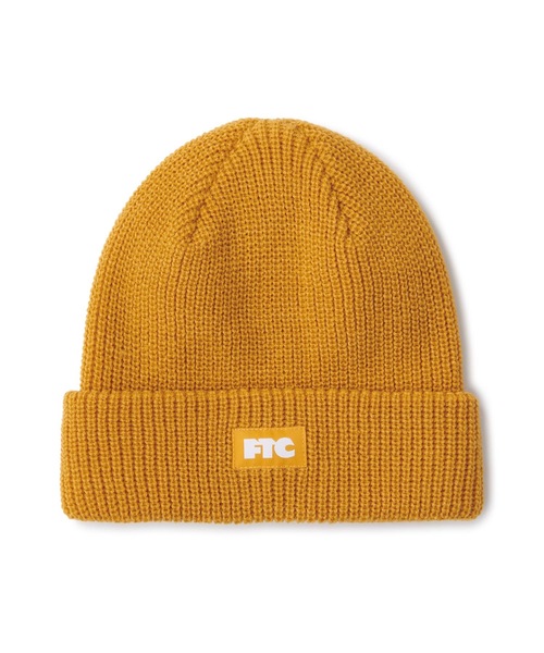 FTC（エフティーシー）の「BOX LOGO BEANIE（ハット・メンズ・ブラック/ウィート/ラベンダー・FREE）」の3枚目の写真