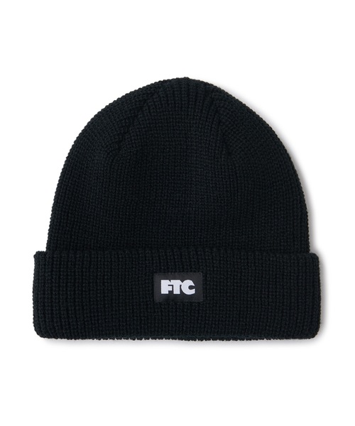 FTC（エフティーシー）の「BOX LOGO BEANIE（ハット・メンズ・ブラック/ウィート/ラベンダー・FREE）」の2枚目の写真