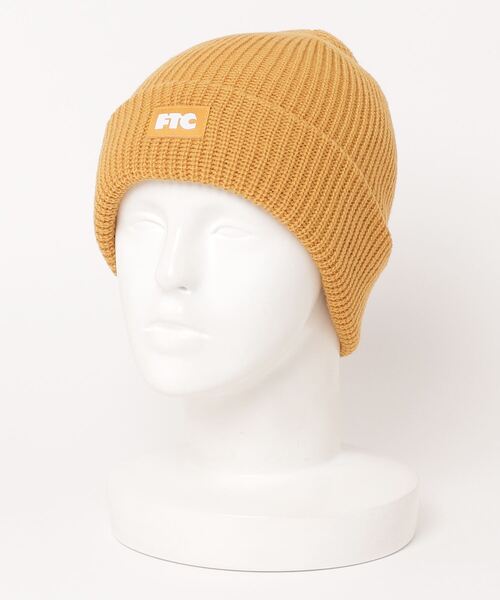 FTC（エフティーシー）の「BOX LOGO BEANIE（ハット・メンズ・ブラック/ウィート/ラベンダー・FREE）」の7枚目の写真