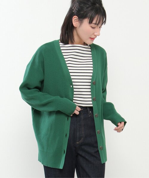 LBC（エルビーシー）の「ウォッシャブルヤーン畦カーディガン（カーディガン/ボレロ・レディース・イエロー/ブルー/グリーン・M）」の10枚目の写真