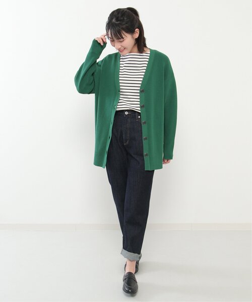 LBC（エルビーシー）の「ウォッシャブルヤーン畦カーディガン（カーディガン/ボレロ・レディース・イエロー/ブルー/グリーン・M）」の11枚目の写真