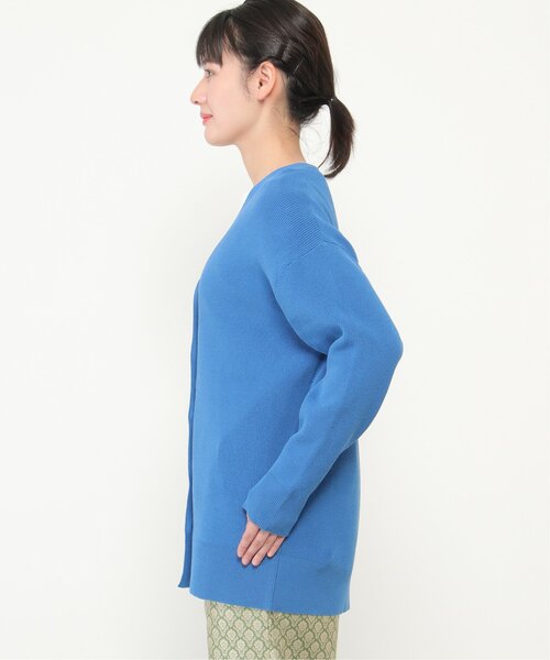 LBC（エルビーシー）の「ウォッシャブルヤーン畦カーディガン（カーディガン/ボレロ・レディース・イエロー/ブルー/グリーン・M）」の12枚目の写真